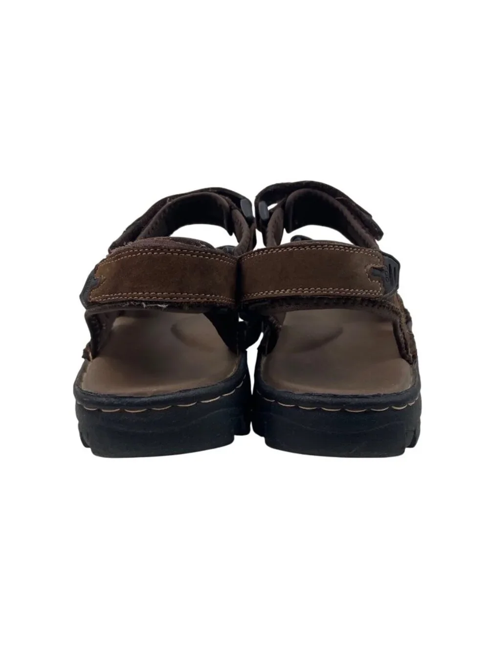 Jousen Mens AMY2011 Brown Adjustable Strap Open Toe Casual Sandals Size 12